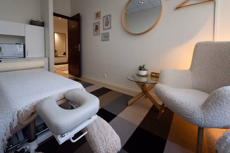 Osso Massage treatment room Sol. Massage in Tallinn's Tondi district