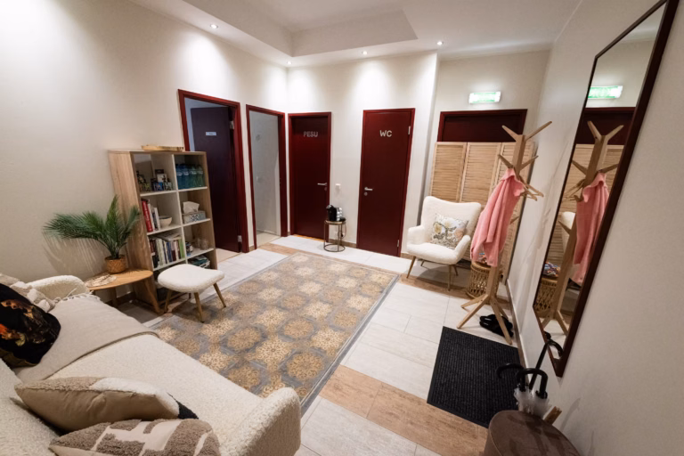 Osso Massage waiting room, the best massage in Tallinn